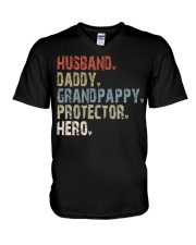 Grandpappy - Protector Hero V-Neck T-Shirt tile