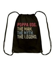Poppa Bob - The Man The Myth The Legend Drawstring Bag tile