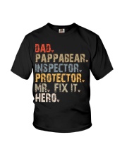 Dad-Pappabear-Inspector-Protector-Mr Fix It-Hero Youth T-Shirt tile