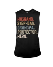 Husband-Step-Dad-Grandpa-Protector-Hero Sleeveless Tee tile
