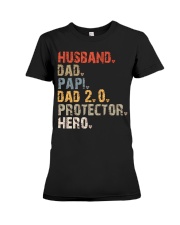 Husband-Dad-Papi-Dad 20-Protector-Hero Premium Fit Ladies Tee tile