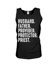 husband-father-provider-protector-priest Unisex Tank tile