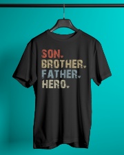 Son-Brother-Father-Hero Classic T-Shirt lifestyle-mens-crewneck-front-3