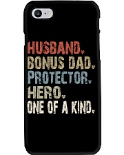 Husband-Bonus dad-Protector-Hero-One of a kind Phone Case tile