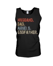 Husband-Dad-Abuelo-Godfather Unisex Tank tile