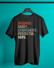Husband-Daddy-Granddaddy-Protector-Hero Classic T-Shirt lifestyle-mens-crewneck-front-3