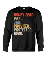Huney Bear-Papi-Dad-Provider-Protector-Hero Crewneck Sweatshirt tile
