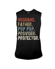 Husband - Father - Pop pop - Provider - Protector Sleeveless Tee tile