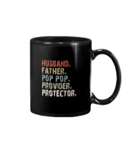 Husband - Father - Pop pop - Provider - Protector Mug tile
