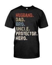 husband-dad-bro-uncle-protector-hero Premium Fit Mens Tee tile