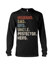 husband-dad-bro-uncle-protector-hero Long Sleeve Tee tile