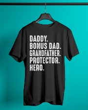 daddy-bonus-dad-grandfather-protector-hero Classic T-Shirt lifestyle-mens-crewneck-front-3