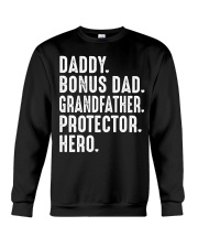 daddy-bonus-dad-grandfather-protector-hero Crewneck Sweatshirt tile