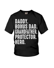 daddy-bonus-dad-grandfather-protector-hero Youth T-Shirt tile