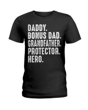 daddy-bonus-dad-grandfather-protector-hero Ladies T-Shirt tile