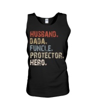 Husband-Dada-Funcle-Protector-Hero Unisex Tank tile