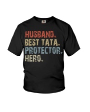Husband - Best Tata - Protector - Hero Youth T-Shirt tile