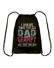 Dad and Grampy - Perfect gift Drawstring Bag tile