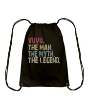 Vuvu - The Man The Myth The Legend Drawstring Bag tile