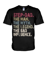 Step-Dad - The Legend - vMA22 V-Neck T-Shirt tile