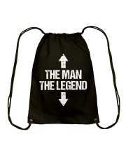 The Man The Legend Drawstring Bag tile