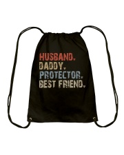Husband-Daddy-Protector-Best Friend Drawstring Bag tile