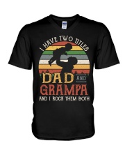 Dad And Grampa V-Neck T-Shirt tile