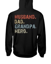 Husband-Dad-Grandpa-Hero Hooded Sweatshirt tile