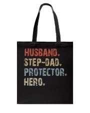 Husband - Step Dad - Protector - Hero Tote Bag tile