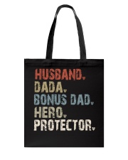 husband-dada-bonus-dad-hero-protector Tote Bag tile