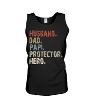 Husband - Dad - Papi - Protector - Hero Unisex Tank tile