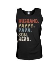 Husband-Pappy-Papa-Son-Hero Unisex Tank tile
