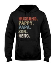 Husband-Pappy-Papa-Son-Hero Hooded Sweatshirt tile