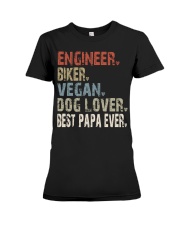 engineer-biker-vegan-doglover-bestpapa Premium Fit Ladies Tee tile