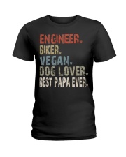 engineer-biker-vegan-doglover-bestpapa Ladies T-Shirt tile