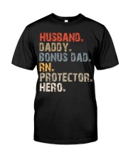 Husband-Daddy-Bonus Dad-Rn-Protector-Hero Premium Fit Mens Tee tile
