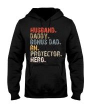 Husband-Daddy-Bonus Dad-Rn-Protector-Hero Hooded Sweatshirt tile