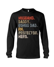 Husband-Daddy-Bonus Dad-Rn-Protector-Hero Long Sleeve Tee tile