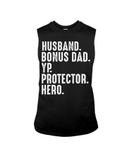 Husband Bonus Dad YP Protector Hero Sleeveless Tee tile