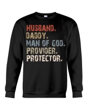 Husband-Daddy-Man Of God-Provider-Protector Crewneck Sweatshirt tile