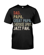 dad-papa-great-papa-cherokeespirit-jazzfan Premium Fit Mens Tee tile