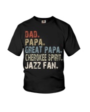 dad-papa-great-papa-cherokeespirit-jazzfan Youth T-Shirt tile