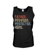 Father Provider - Protector Hero Unisex Tank tile