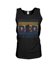 Shhh and Bring Dad a beer Unisex Tank tile