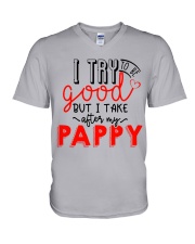 I take after my Pappy V-Neck T-Shirt tile