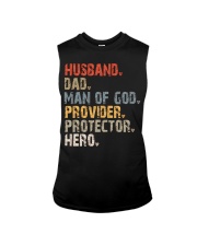 Husband-Dad-Man Of God-Provider-Protector-Hero Sleeveless Tee tile