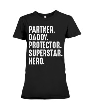 partner-daddy-protector-superstar-hero Premium Fit Ladies Tee tile
