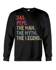 Dad - Pepe - Man Myth Legend Crewneck Sweatshirt tile