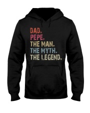 Dad - Pepe - Man Myth Legend Hooded Sweatshirt tile