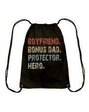 Boyfriend - Bonus Dad - Protector - Hero Drawstring Bag tile
